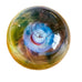 Vintage Art Glass Swirl Cyclone Signed Mike Gong Marble