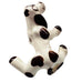 Vintage Hound Dog Spotted Side Slant Pottery Figurine