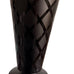 Tiffin Black Sleek Geometric Glass Accent Vase