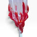 Tamaian Art Glass Signed Champagne Red Flute