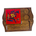 Vintage Georges Briard Wooden Charcuterie Fruits Cheese Floral Tile Board Tray