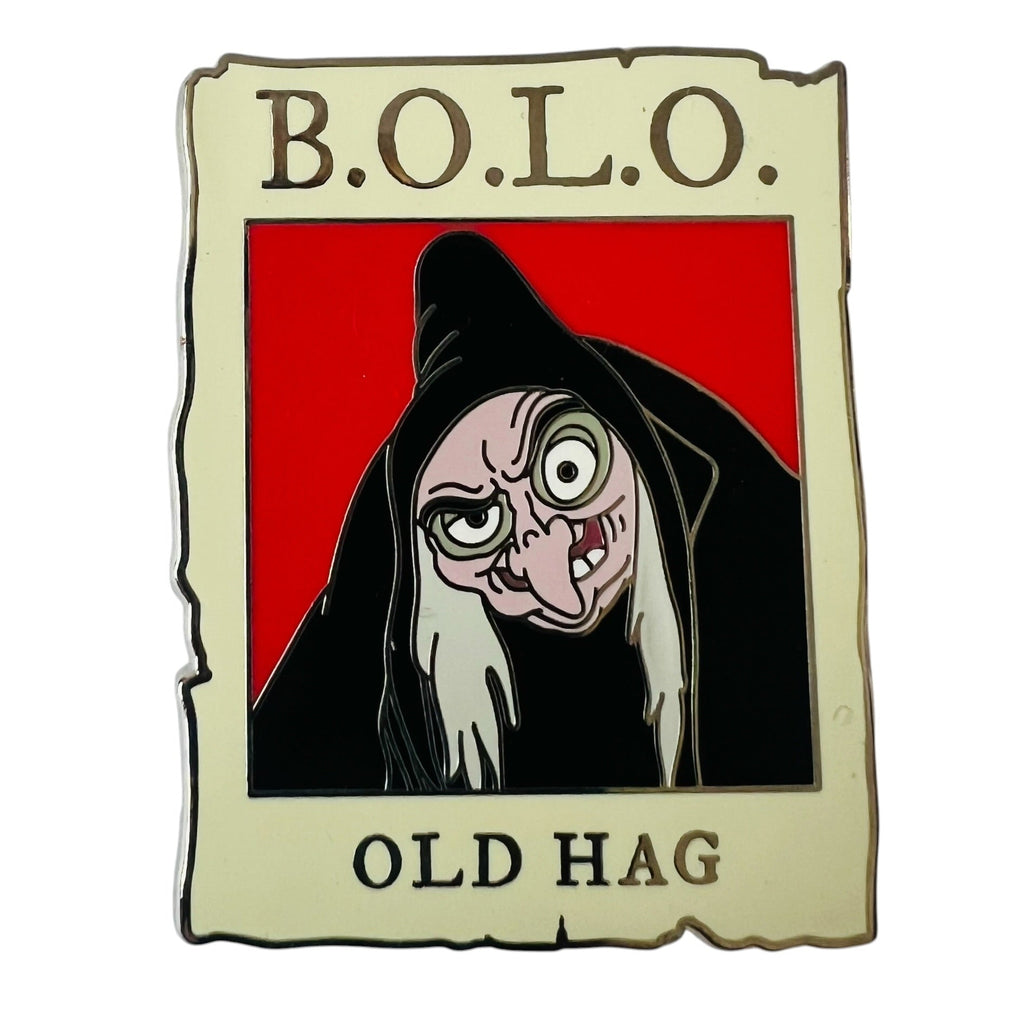 Disney Parks Cast Member Exclusive Villains B.O.L.O. Old Hag Pin