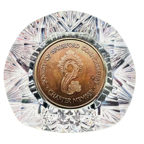 Waterford Crystal Charter Member Society of Waterford Paperweight