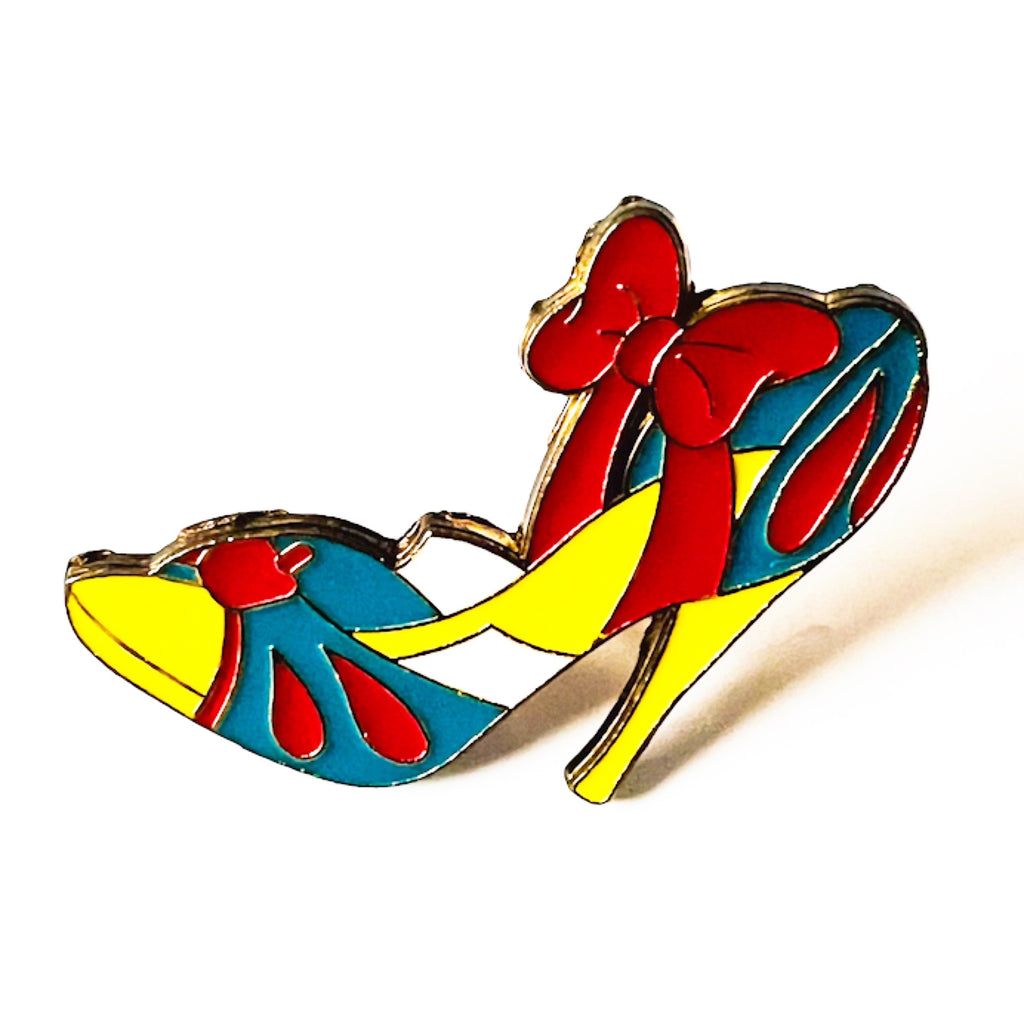 Disney Snow White Princess High Heel Shoe Slipper Booster Pin