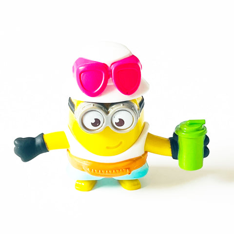 Minion Action Figure Vacation Jerry 2.5" McDonald's Despicable Me Rise of Gru