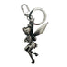 Disney Tinker Bell Arms Crossed Flying Pewter Keychain