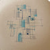 Vintage Franciscan Oasis Starburst MCM Platter Plate