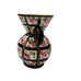 Vintage Hand Painted Small Vase Handles w/ Gold Trim Accents