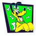 Disney Pluto Happy Dog Bone Pin