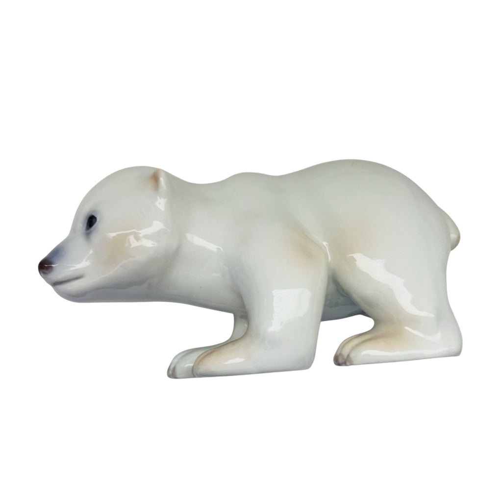 Vintage Porcelain Polar Bear Figurine