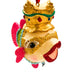 Kathrine's Collection Kissing Fish Royal Crown Christmas Ornament
