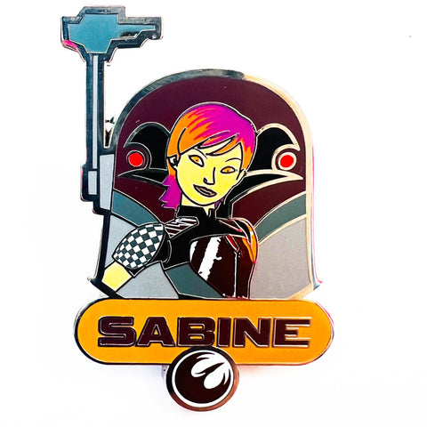 Disney Parks Star Wars Her Universe Sabine Wren Limited Release Pin