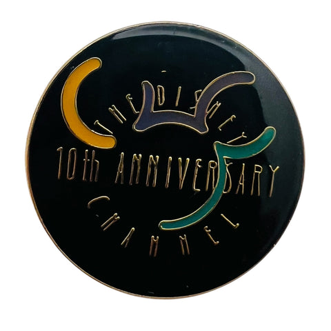 Vintage Disney Channel 10th Anniversary 1983-1993 Lapel Pin