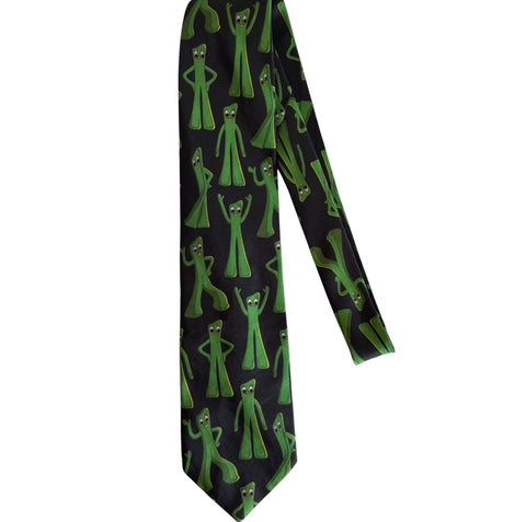 Vintage 1995 Gumby Ralph Marlin Neck Tie