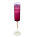 Vintage Cranberry Long Stem Glass Vase
