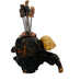 Rustic Driftwood Handmade Escargot Toothpick Holder with Shell Accent
