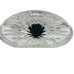 Vintage Waterford  Crystal Quartz Oval Table Clock