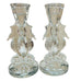 Vintage Waterford Crystal Seahorse Candlestick Holders