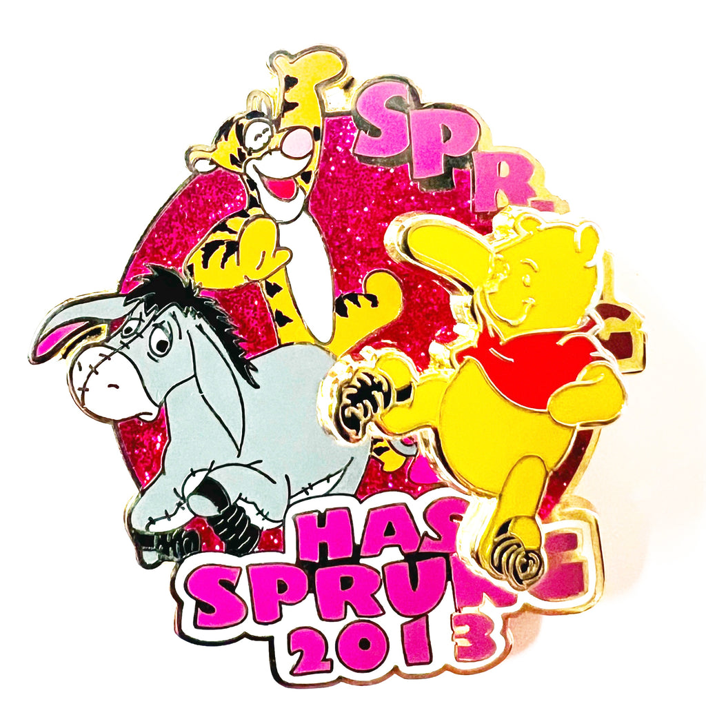 Disney Winnie The Pooh Tigger & Eeyore Spring Has Sprung LE 2000 Pin