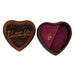 Lasercraft USA Heart-Shaped Wooden Trinket Music Box "I Love You"