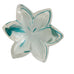Vintage Art Glass Short Stem Stand Swirl Flower