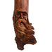 Vintage Hand Carved Wood Man Face Signed Wall Hanging