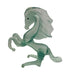 Vintage Frosted  Muted Glass Horse Rearing Figure