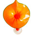 Vintage Jack The Pulpit Orange  Art Glass Vase