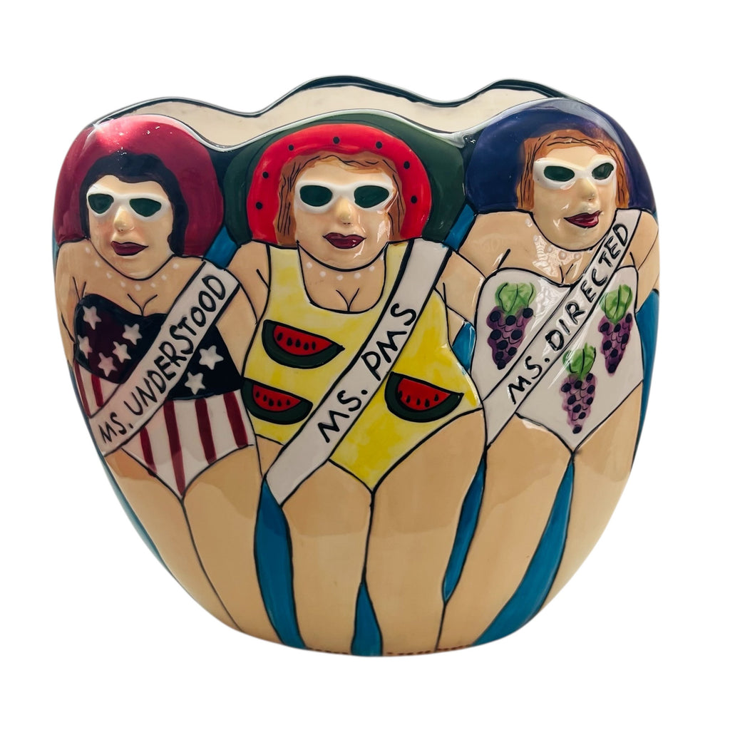 Vintage 2004 Westland Janice Joplin Funseekers Pageant Ceramic Vase