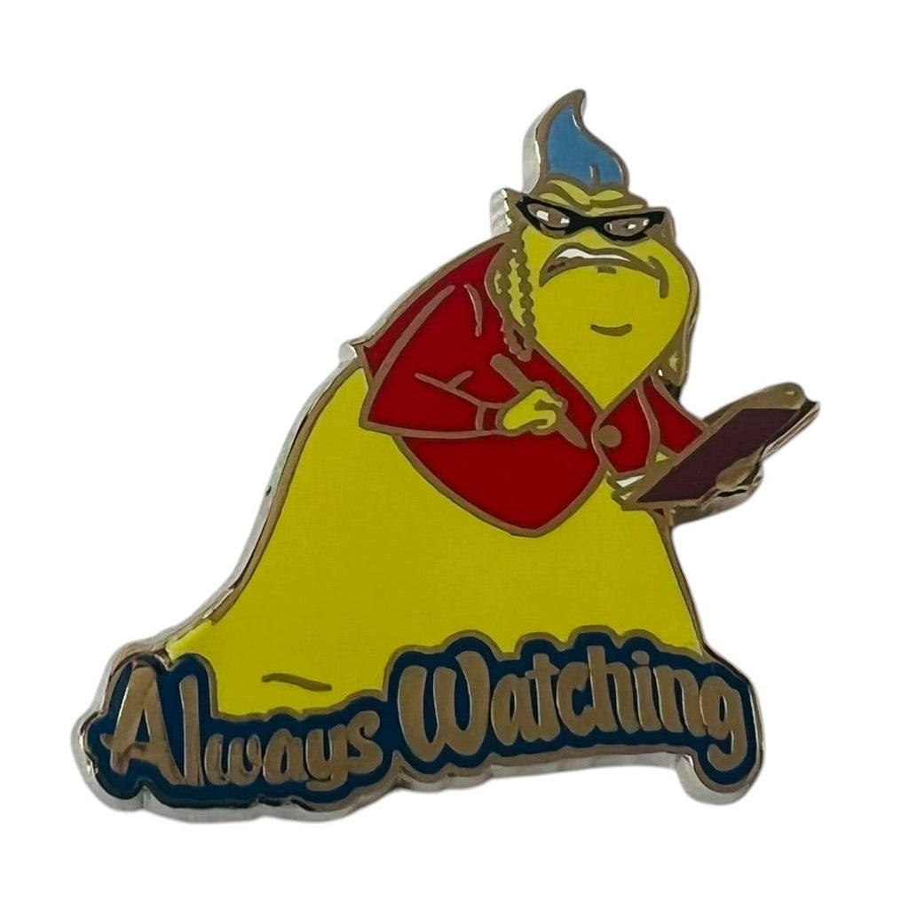 Roz Always Watching Monsters Inc. Booster Pin