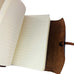 Leather Paper Notebook Wrap Journal - Brown