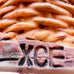 Vintage XCE  Chef Figurine with Basket