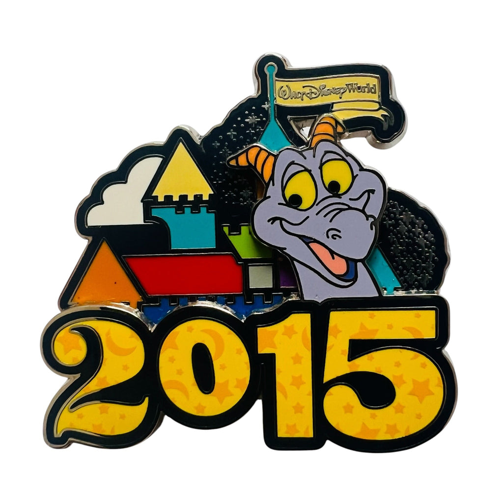 Walt Disney World WDW 2015 Dated Logo Figment Pin