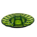 Vintage Deviled Egg Green Glass Divider Serving Platter