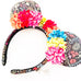 Disney Parks Dia de los Muertos Coco Minnie Mouse Ears Headband