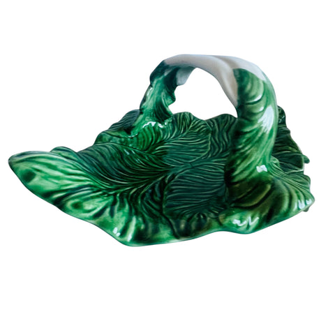 Vintage Jay Willfred for Andrea Sadek Cabbageware Serving Platter with Handle