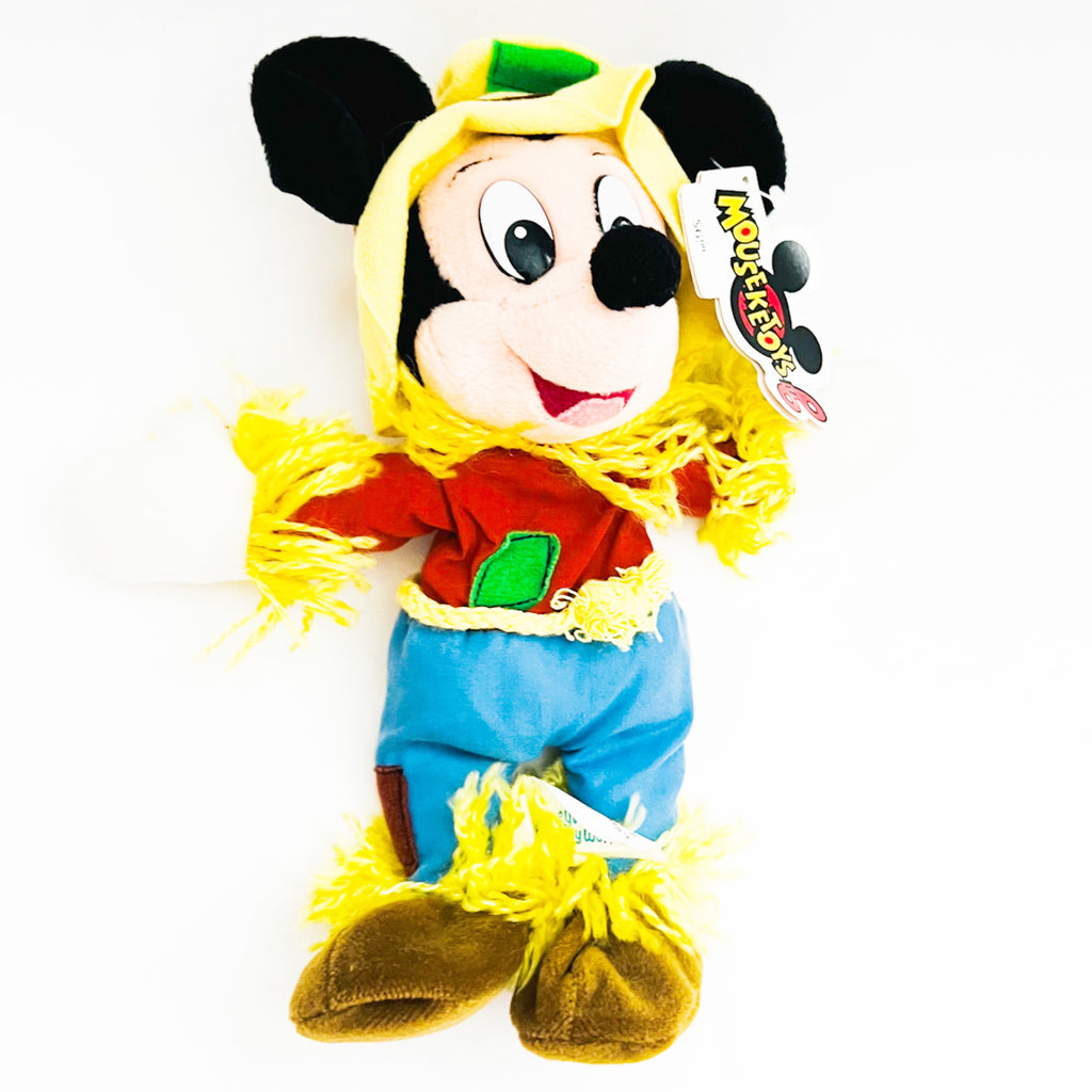 Disney MOUSEKETOYS Mickey Mouse Scarecrow Bean Bag Plush