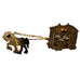 Disney Disneyland 50th Golden Vehicle Mickey Minnie Donald Pluto Horse Trolley Pin
