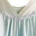Vintage Vanity Fair V Neck Satin Sleeveless Short Nightgown