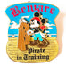 Disney Mickey Mouse Beware Pirate in Training Disney Pin