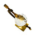 Vintage Glass Crystal Globe on Caliper Stand