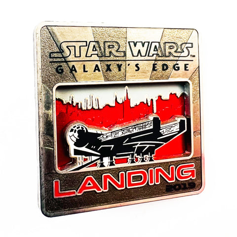 Disney Star Wars Galaxy’s Edge Landing 2019 Millennium Falcon LR Pin
