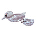 Swarovski Crystal Duck -Pair