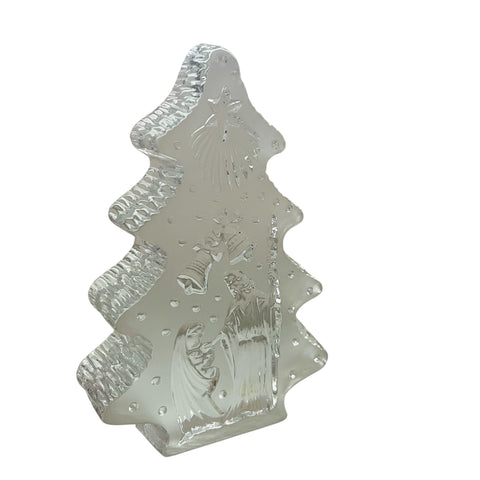 Vintage LA TORRASA Cristallin Christmas Tree Tabletop Decoration