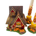 Vintage 2001 Dept 57 Village Thanksgiving Lighted House Set of 5