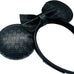 Disney Parks Loungefly Black Woven Removable Bow Minnie Ears Headband