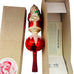 Vintage West Germany Santa Clause Christmas Old Germany Christmas Tree Topper