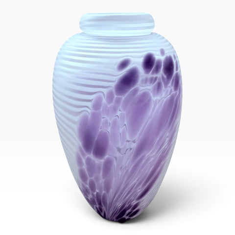 Vintage Artist James Clarke Opaline Satin Glass Vase