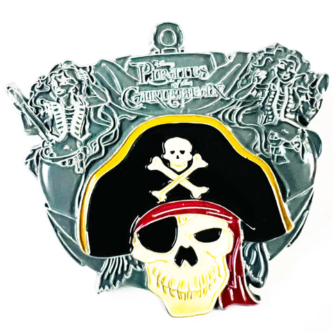 Disneyland Pirates Of The Caribbean Skull Pin