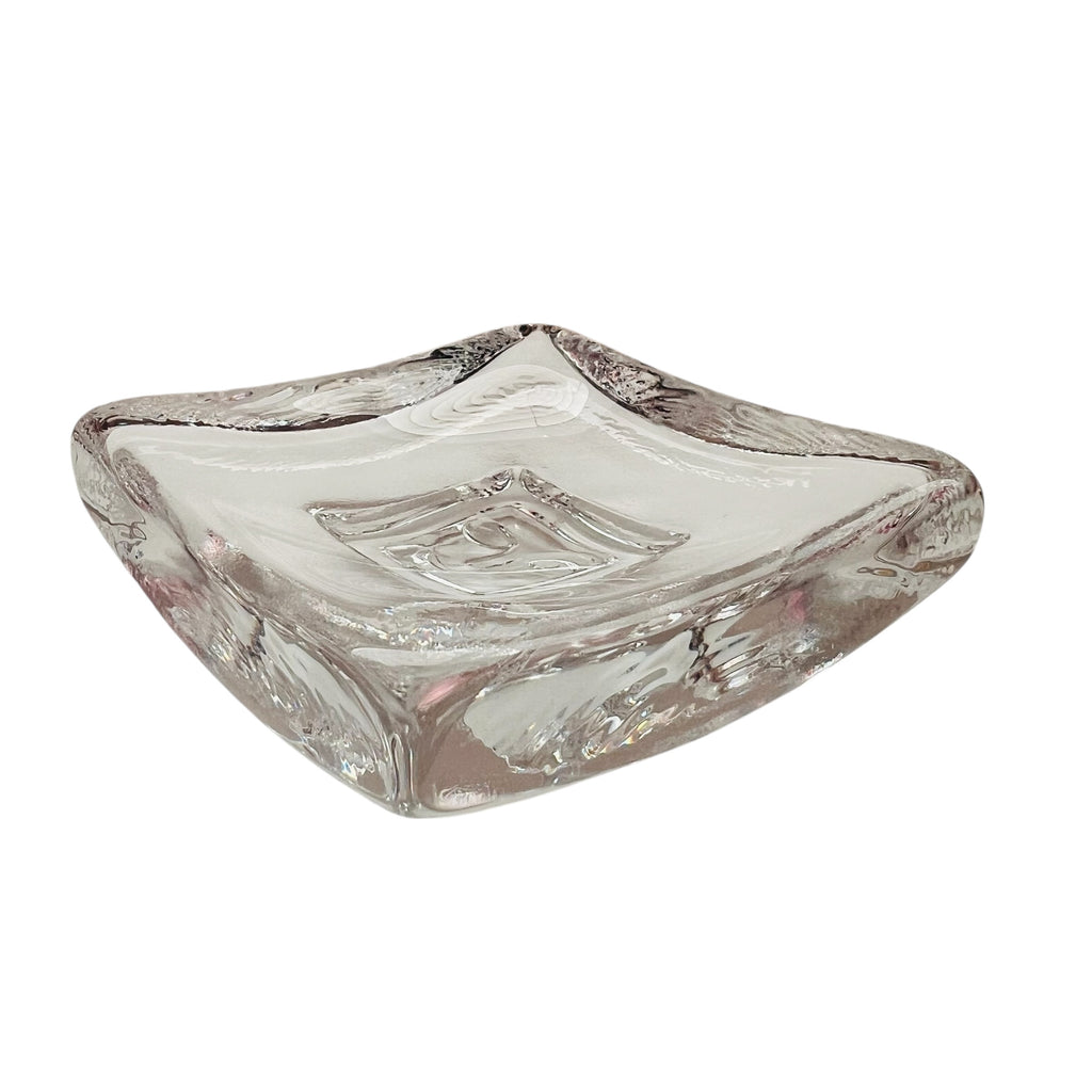 Kosta Boda Bertil Vallien Days of the Week Art Glass Trinket Dish